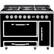Front. Viking - Tuscany 6.2 Cu. Ft. Freestanding Double Oven Dual Fuel True Convection Range - Graphite Black.