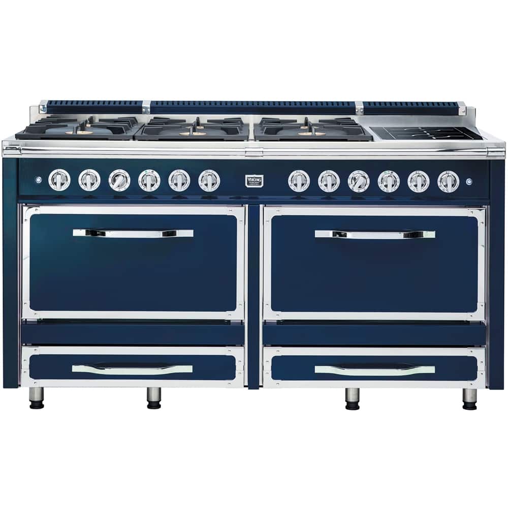 Best Buy Viking Tuscany Freestanding Double Oven Dual Fuel True