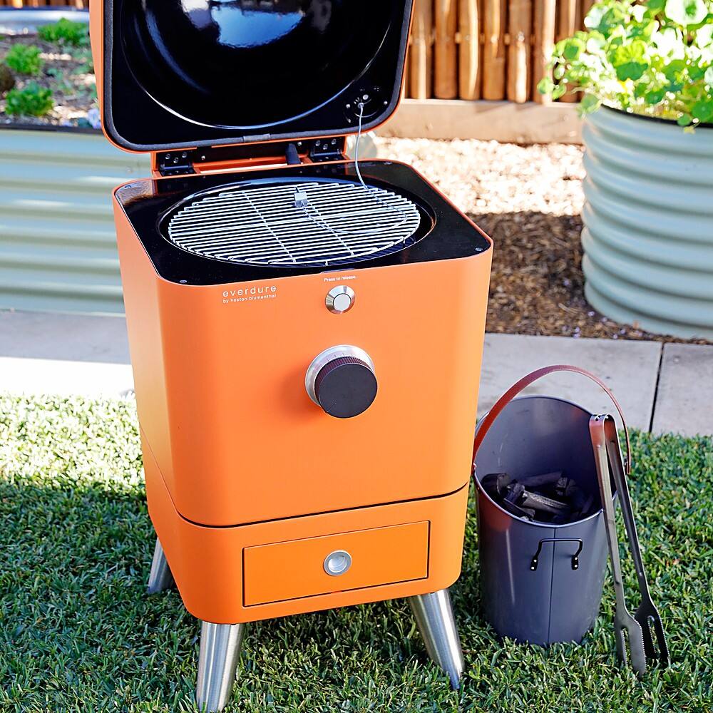 Alt View 19. Everdure by Heston Blumenthal - 4K Charcoal Grill - Mint.