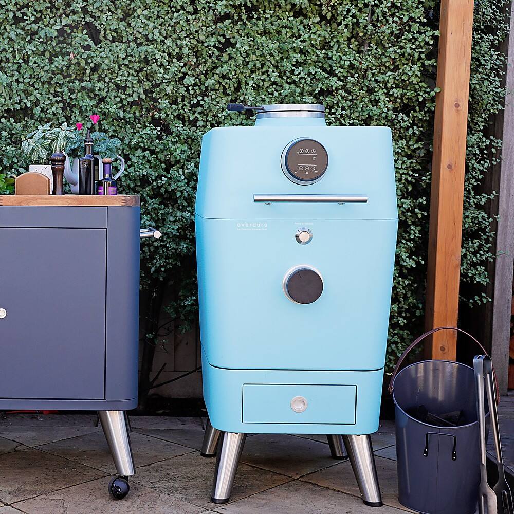 Everdure by Heston Blumenthal 4K Charcoal Grill Orange HBCE4KOUS Best Buy