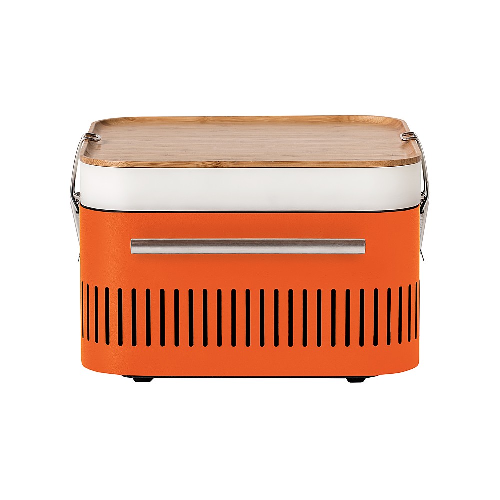 Orange Everdure by Heston Blumenthal CUBE Portable Charcoal Barbeque 