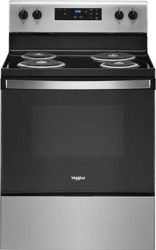 Whirlpool - 4.8 Cu. Ft. Freestanding Electric Range with Keep Warm Setting - Stainless steel was $599.99 now $469.99 (22.0% off)