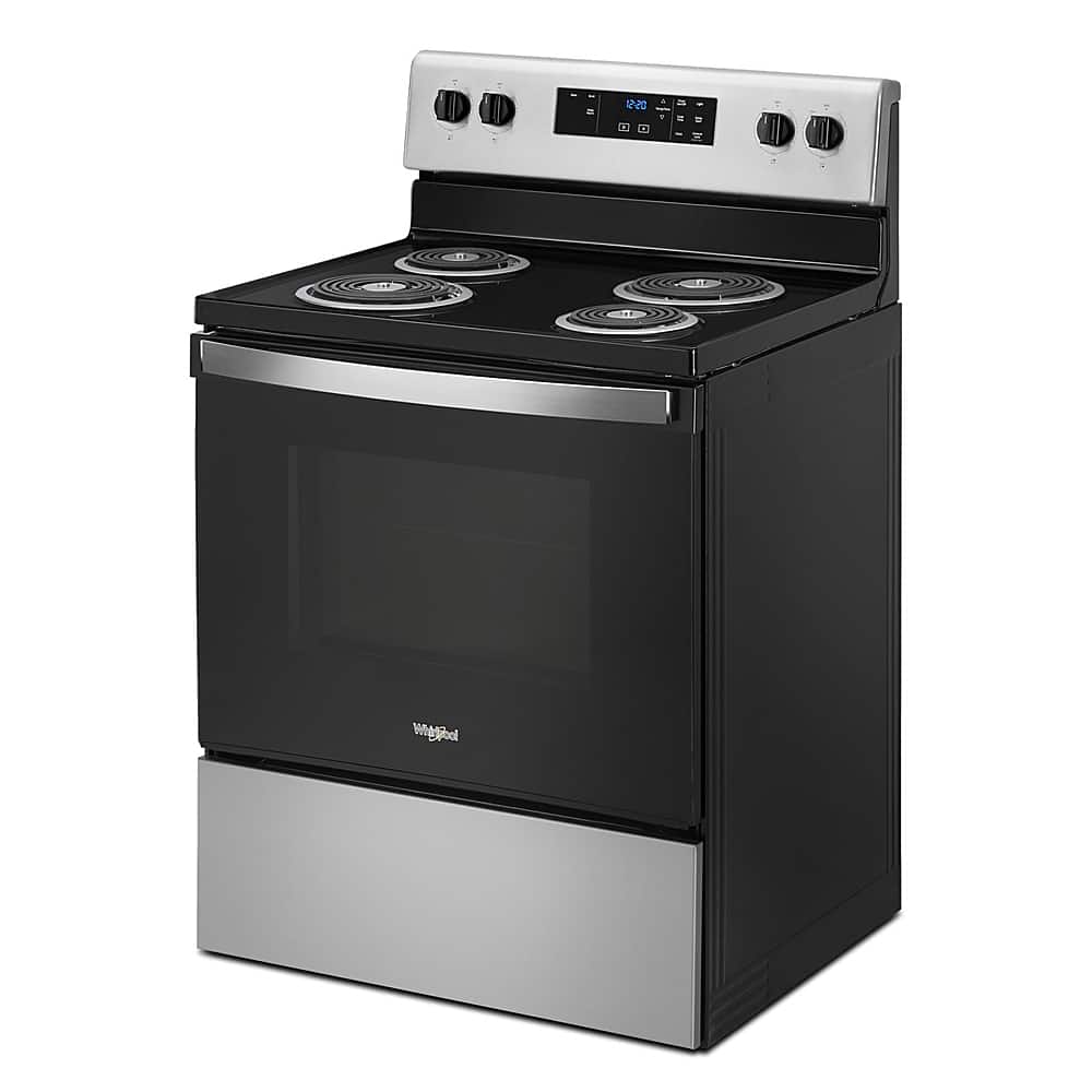Alt View 11. Whirlpool - 4.8 Cu. Ft. Freestanding Electric Range with Keep Warm Setting - Stainless Steel.