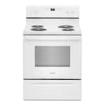 Whirlpool - 4.8 Cu. Ft. Freestanding Electric Range with Keep Warm Setting - White