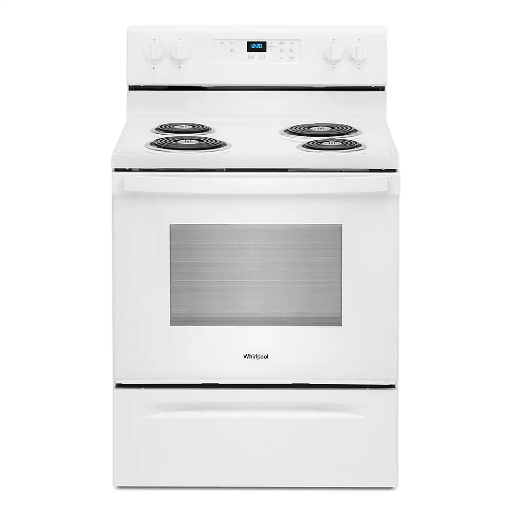 Whirlpool - 4.8 Cu. Ft. Freestanding Electric Range with Keep Warm Setting - White