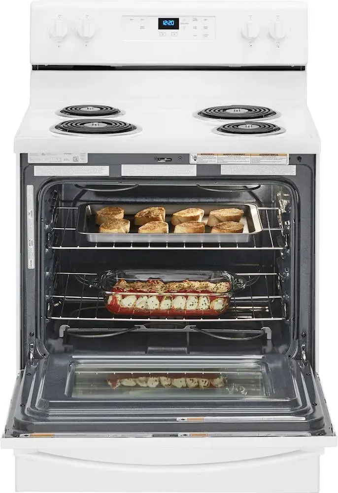 Alt View 11. Whirlpool - 4.8 Cu. Ft. Freestanding Electric Range with Keep Warm Setting - White.