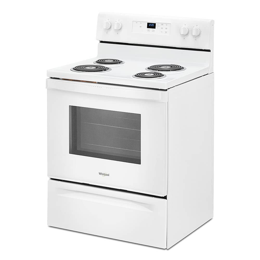 Alt View 12. Whirlpool - 4.8 Cu. Ft. Freestanding Electric Range with Keep Warm Setting - White.