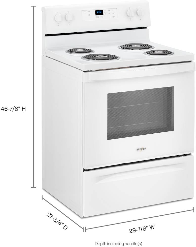 Whirlpool 4.3 Cu. Ft. Freestanding Electric Range with Self