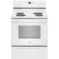 Whirlpool - 4.3 Cu. Ft. Freestanding Electric Range with Self-Cleaning and Keep Warm Setting - White - Front_Zoom