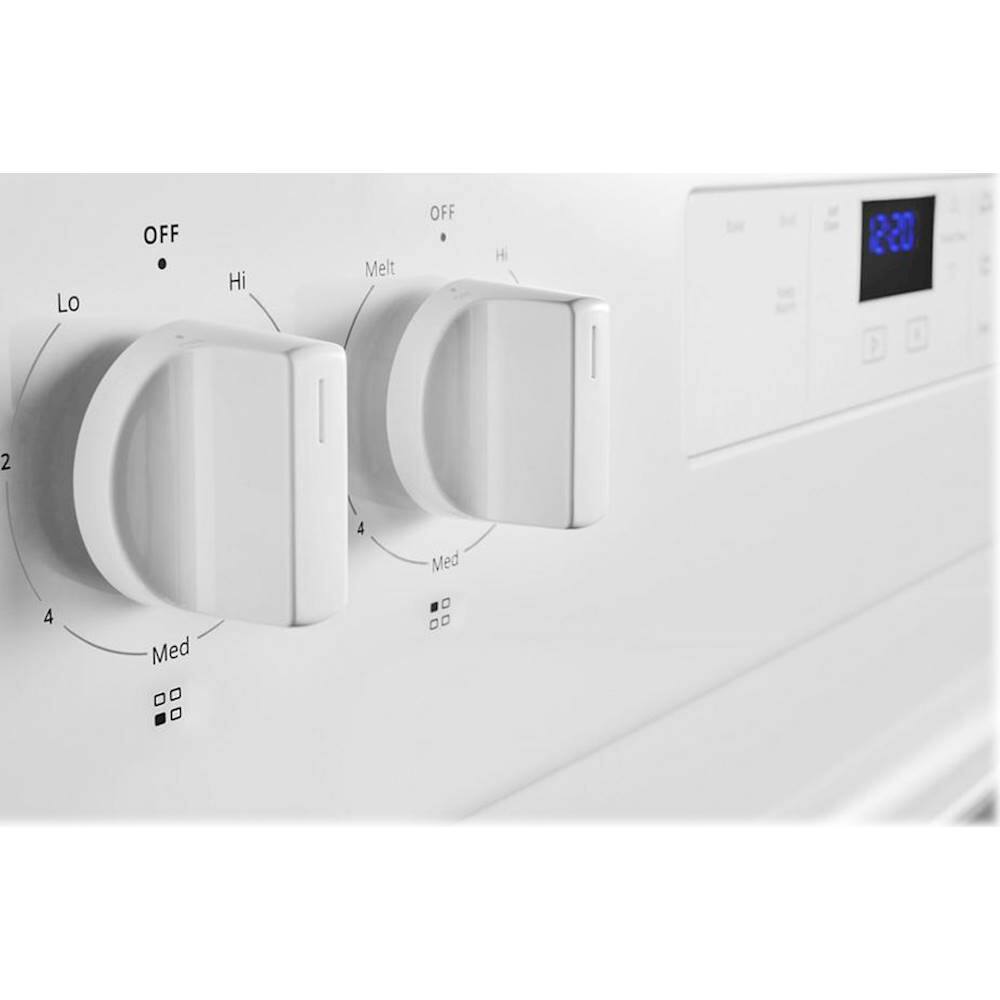 Alt View 12. Whirlpool - 4.3 Cu. Ft. Freestanding Electric Range with Self-Cleaning and Keep Warm Setting - White.