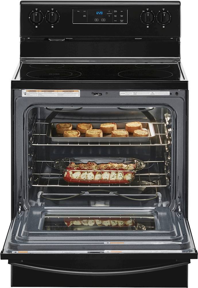 Alt View 11. Whirlpool - 5.3 Cu. Ft. Freestanding Electric Range with Keep Warm Setting - Black.