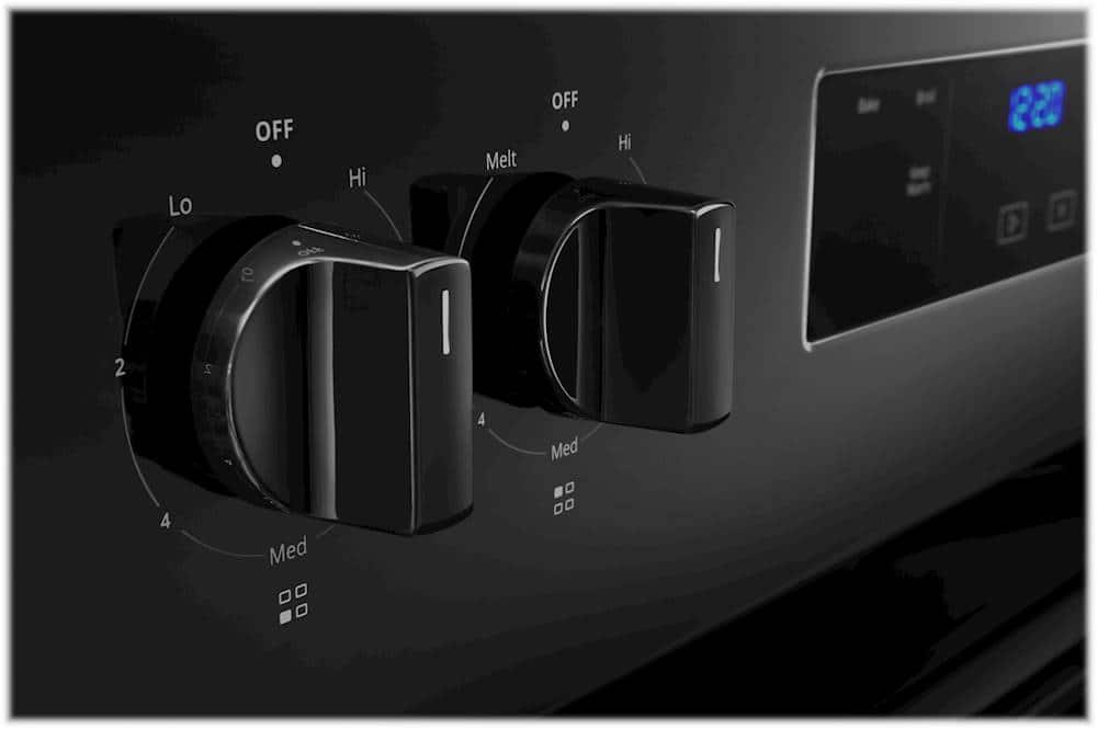 Alt View 13. Whirlpool - 5.3 Cu. Ft. Freestanding Electric Range with Keep Warm Setting - Black.