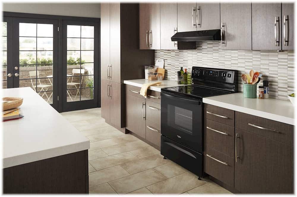 Alt View 15. Whirlpool - 5.3 Cu. Ft. Freestanding Electric Range with Keep Warm Setting - Black.
