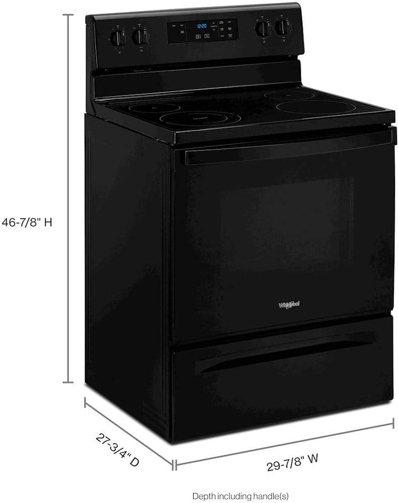 Customer Reviews: Whirlpool 5.3 Cu. Ft. Freestanding Electric Range ...