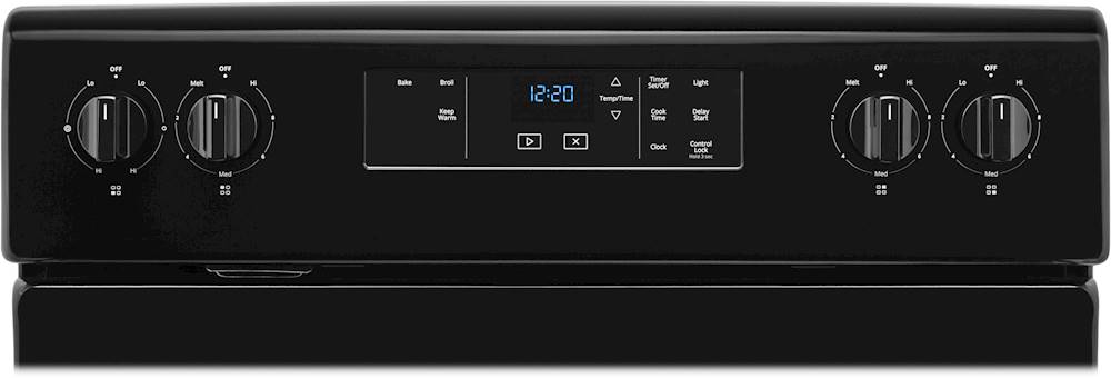 Alt View 1. Whirlpool - 5.3 Cu. Ft. Freestanding Electric Range with Keep Warm Setting - Black.