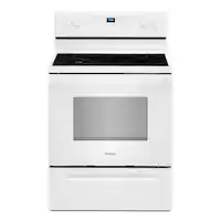 Whirlpool - 5.3 Cu. Ft. Freestanding Electric Range with Keep Warm Setting - White - Front_Zoom