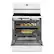 Left. Whirlpool - 5.3 Cu. Ft. Freestanding Electric Range with Keep Warm Setting - White.