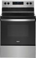 Whirlpool - 5.3 Cu. Ft. Freestanding Electric Range with Keep Warm Setting - Stainless Steel
