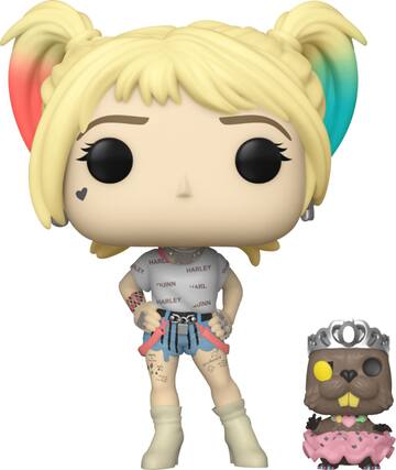 Front. Funko - POP! Heroes: Birds of Prey - Harley Quinn with Beaver - Multi.