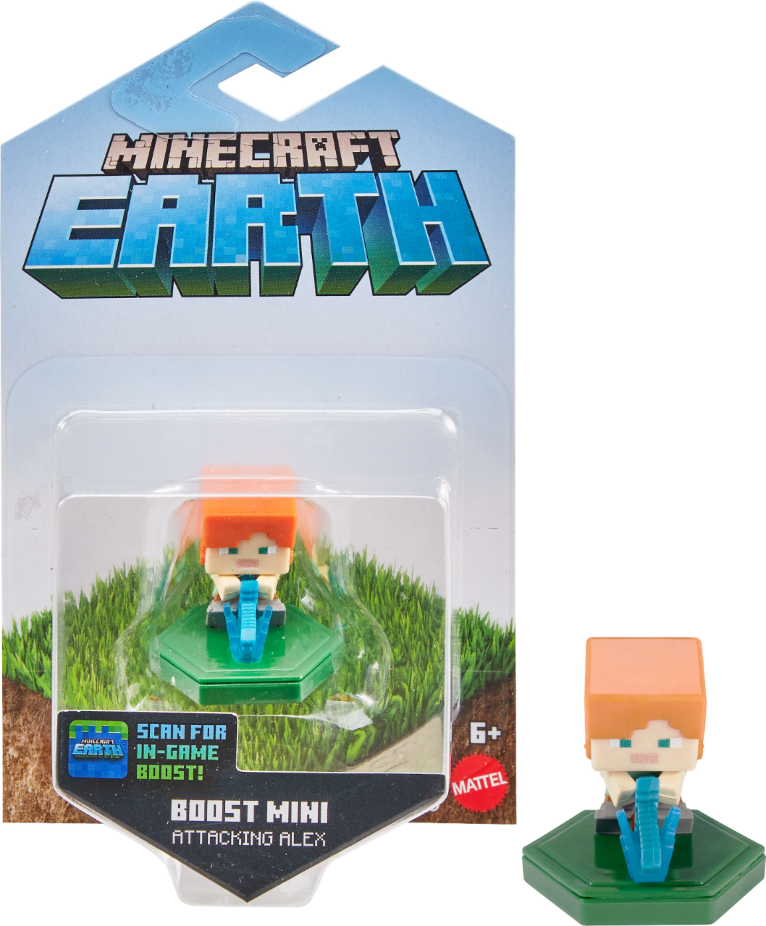 Mattel minecraft Earth Boost junior 5 cm weiß/blau 