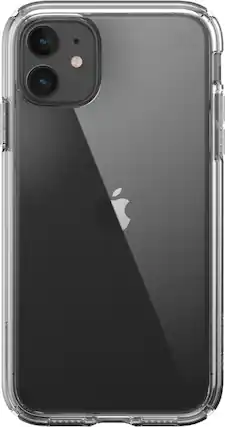 Front. Speck - Presidio Perfect Case for Apple iPhone 11 - Clear.