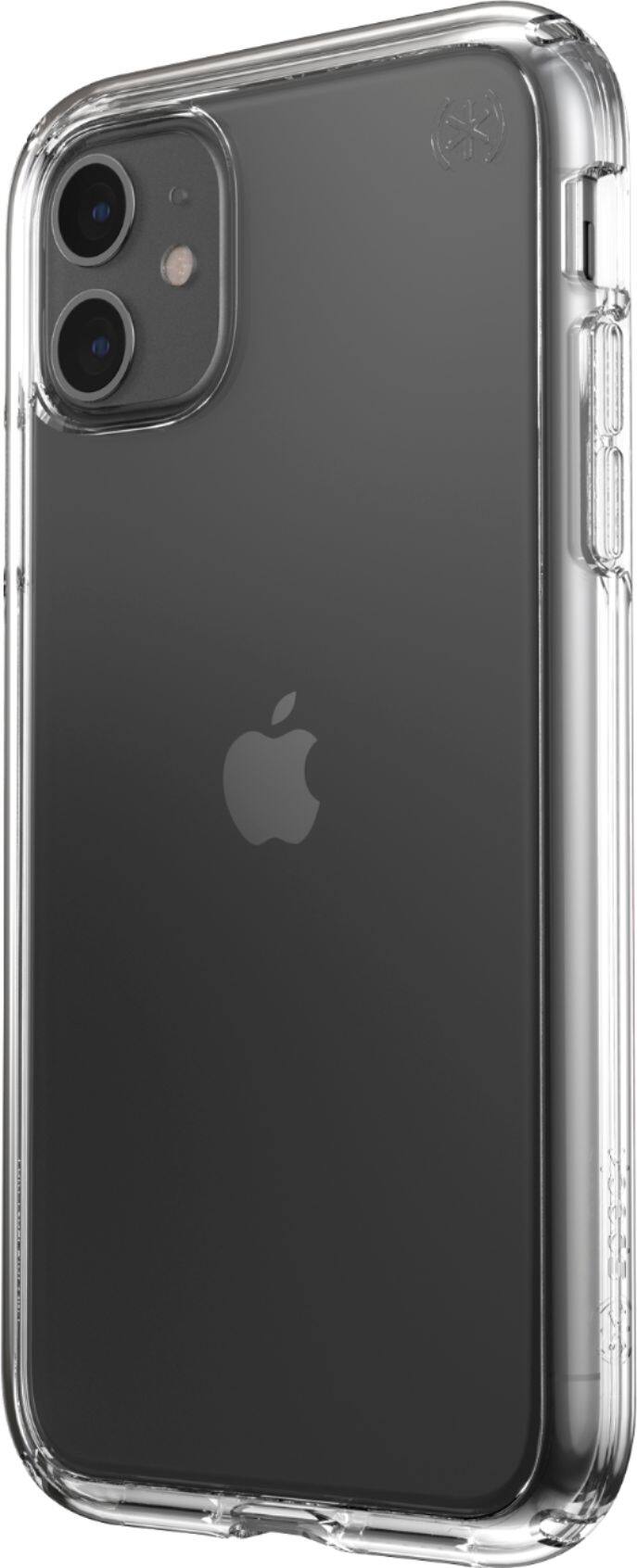 Left. Speck - Presidio Perfect Case for Apple iPhone 11 - Clear.