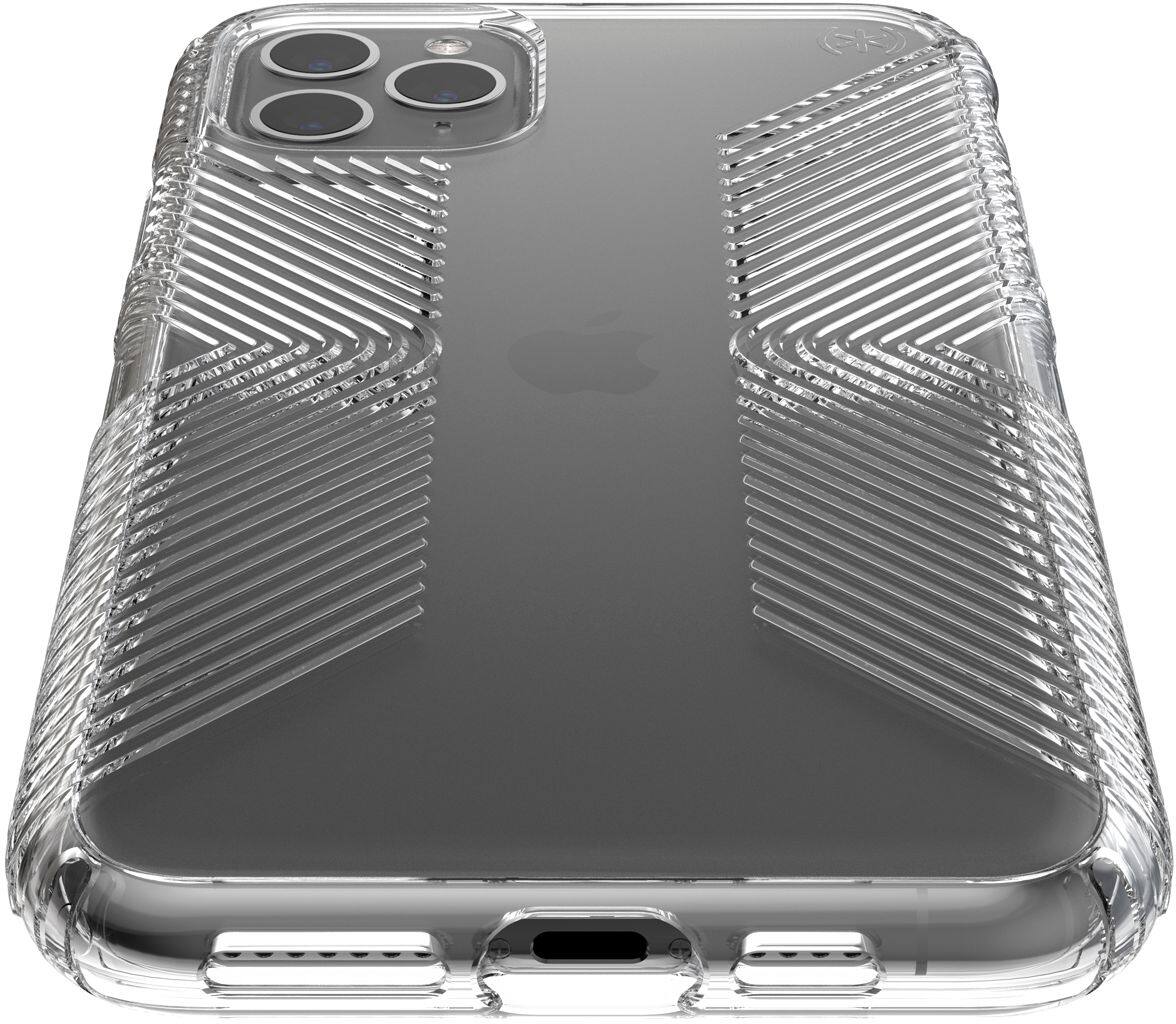 Alt View 12. Speck - Presidio Perfect Clear + Grip Case for Apple® iPhone® 11 Pro Max - Clear.