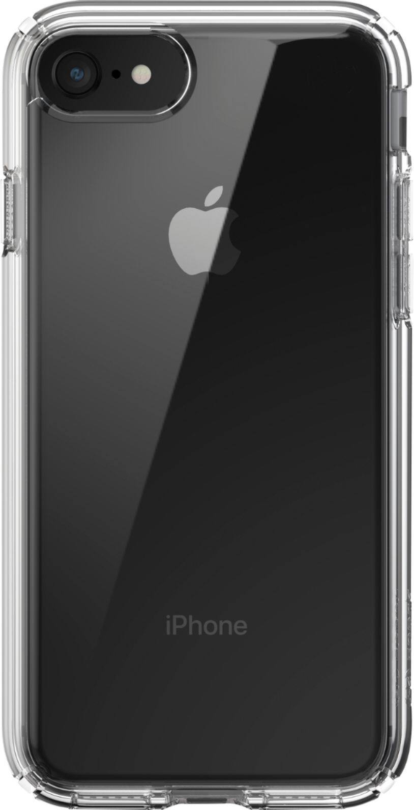 Front. Speck - Presidio Pro Case for Apple® iPhone® 6, 6s, 7, 8 and SE (2nd Generation) - Perfect Clear.