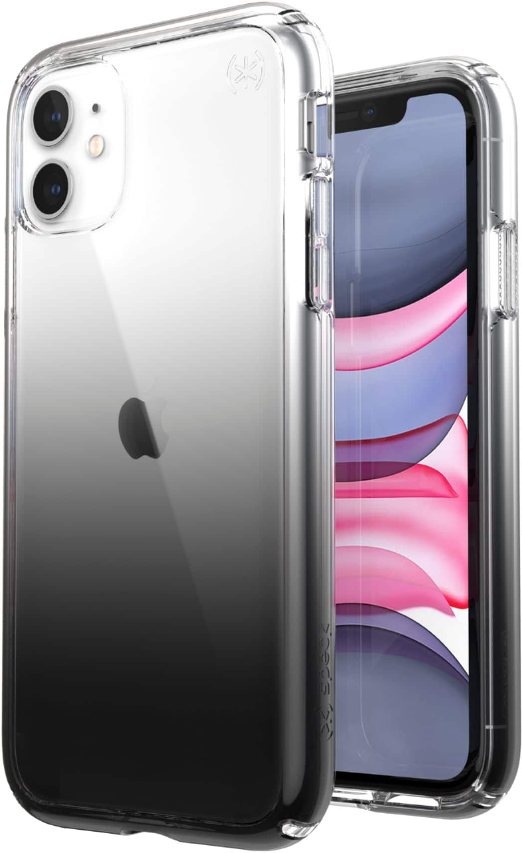 Speck Products Presidio Perfect-Clear Ombre iPhone 11 Pro Case, Clear/Atmosphere Fade (136449-9121)