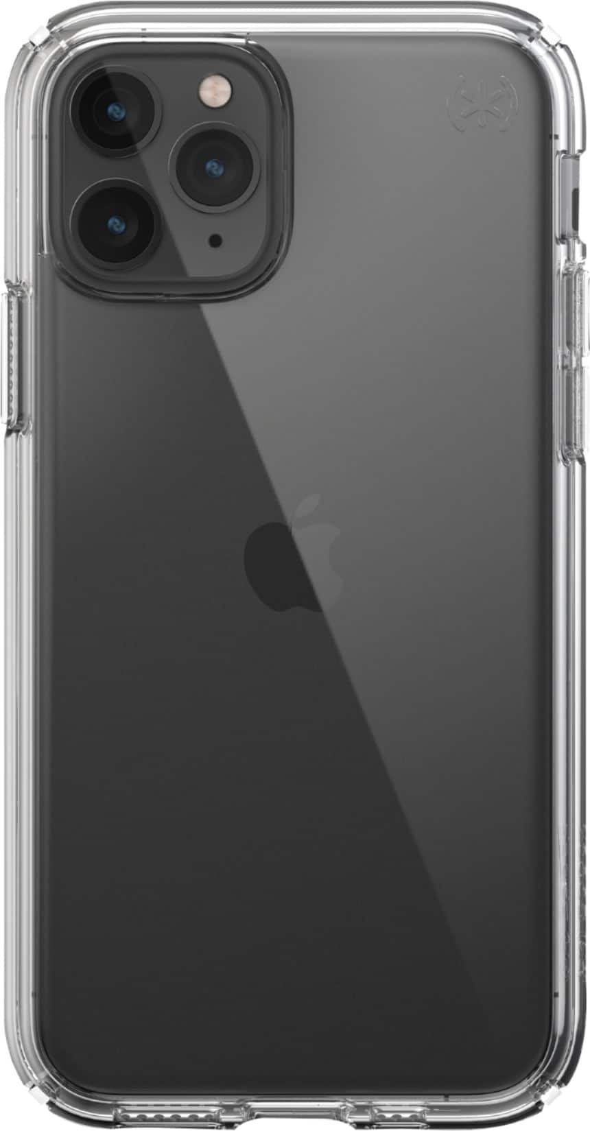 Front. Speck - Presidio Perfect Case for Apple iPhone 11 Pro - Clear.