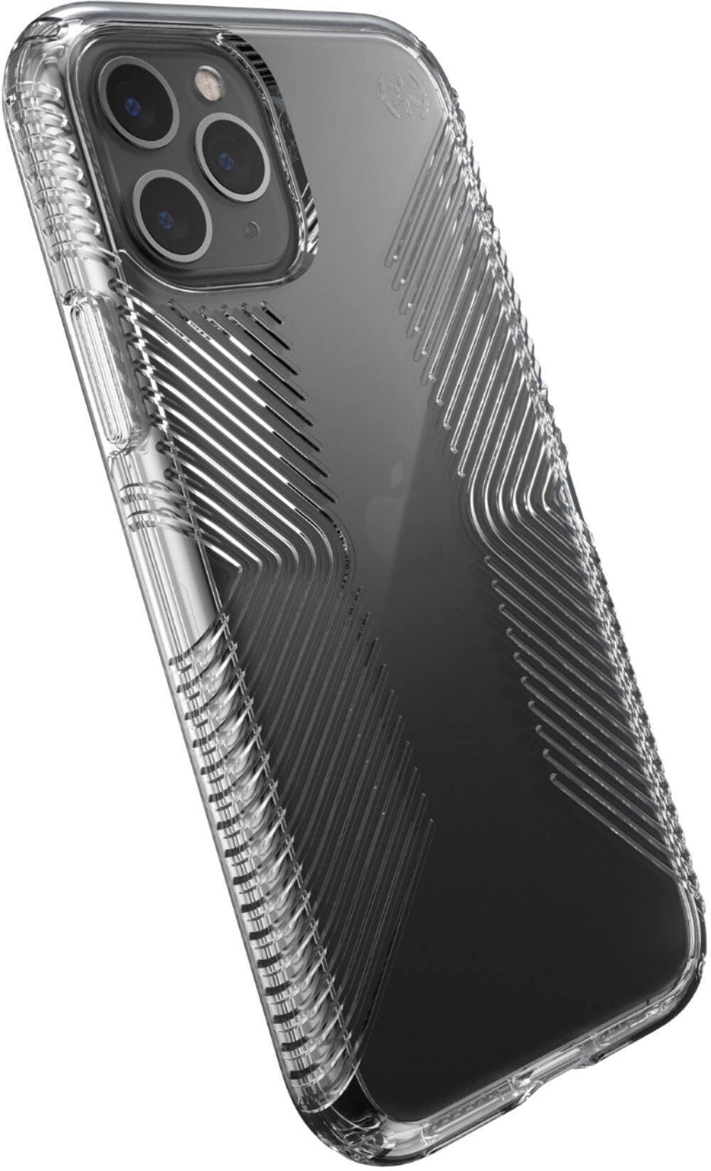 Alt View 14. Speck - Presidio Perfect Clear + Grip Case for Apple® iPhone® 11 Pro - Clear.