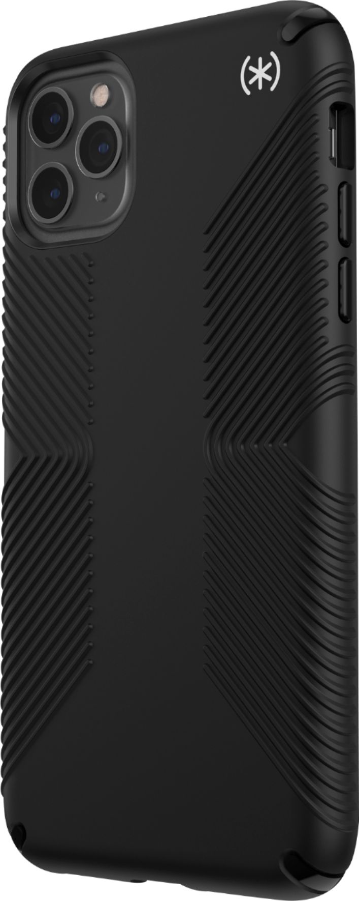 Left View: Apple - Geek Squad Certified Refurbished iPhone 11 Pro Max Smart Battery Case - Black