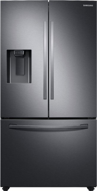 27 cu. ft. Large Capacity 3-Door French Door Refrigerator with External  Water & Ice Dispenser in White Refrigerators - RF27T5201WW/AA