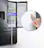 Alt View 16. Samsung - 27 cu. ft. 3-Door French Door Refrigerator with External Water & Ice Dispenser - Black Stainless Steel.