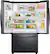 Alt View 1. Samsung - 27 cu. ft. 3-Door French Door Refrigerator with External Water & Ice Dispenser - Black Stainless Steel.