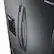 Alt View 4. Samsung - 27 cu. ft. 3-Door French Door Refrigerator with External Water & Ice Dispenser - Black Stainless Steel.