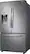 Angle. Samsung - 27 cu. ft. 3-Door French Door Refrigerator with External Water & Ice Dispenser - Stainless Steel.