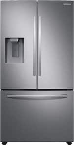 Samsung - 27 Cu. Ft. French Door Refrigerator - Stainless steel - Front_Standard
