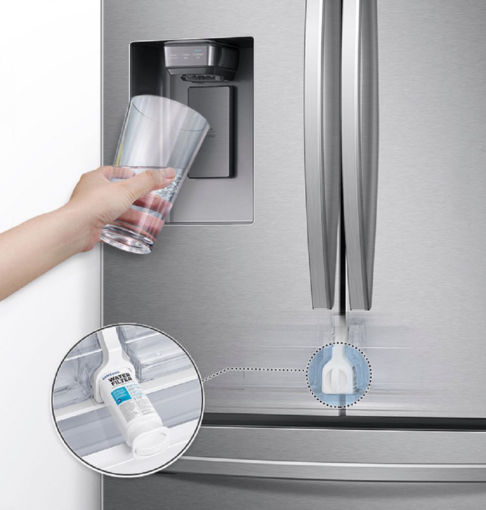 Customer Reviews: Samsung 27 cu. ft. 3-Door French Door Refrigerator ...
