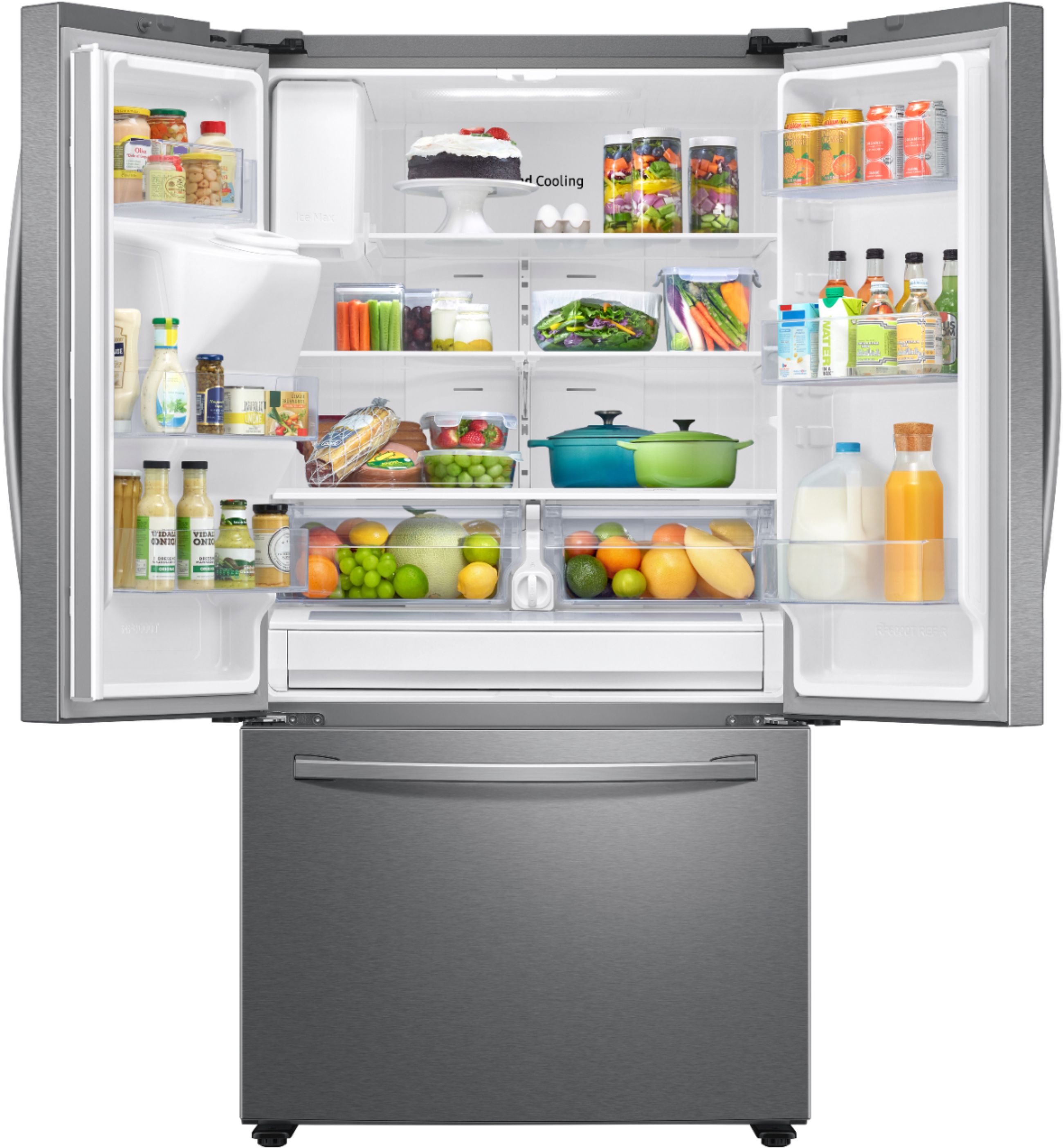 Customer Reviews: Samsung 27 cu. ft. 3-Door French Door Refrigerator ...