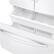 Alt View 12. Samsung - 27 cu. ft. Large Capacity 3-Door French Door Refrigerator with External Water & Ice Dispenser - White.