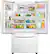Alt View 1. Samsung - 27 cu. ft. Large Capacity 3-Door French Door Refrigerator with External Water & Ice Dispenser - White.
