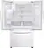 Alt View 2. Samsung - 27 cu. ft. Large Capacity 3-Door French Door Refrigerator with External Water & Ice Dispenser - White.