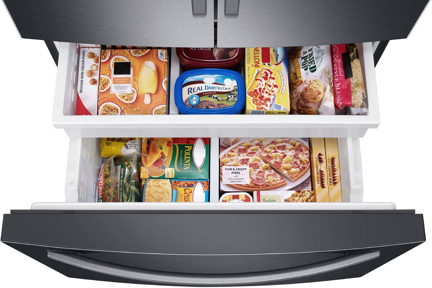 refrigerator with hub