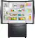 Alt View 1. Samsung - 26.5 cu. ft. 3-Door French Door Smart Refrigerator with Family Hub - Black Stainless Steel.