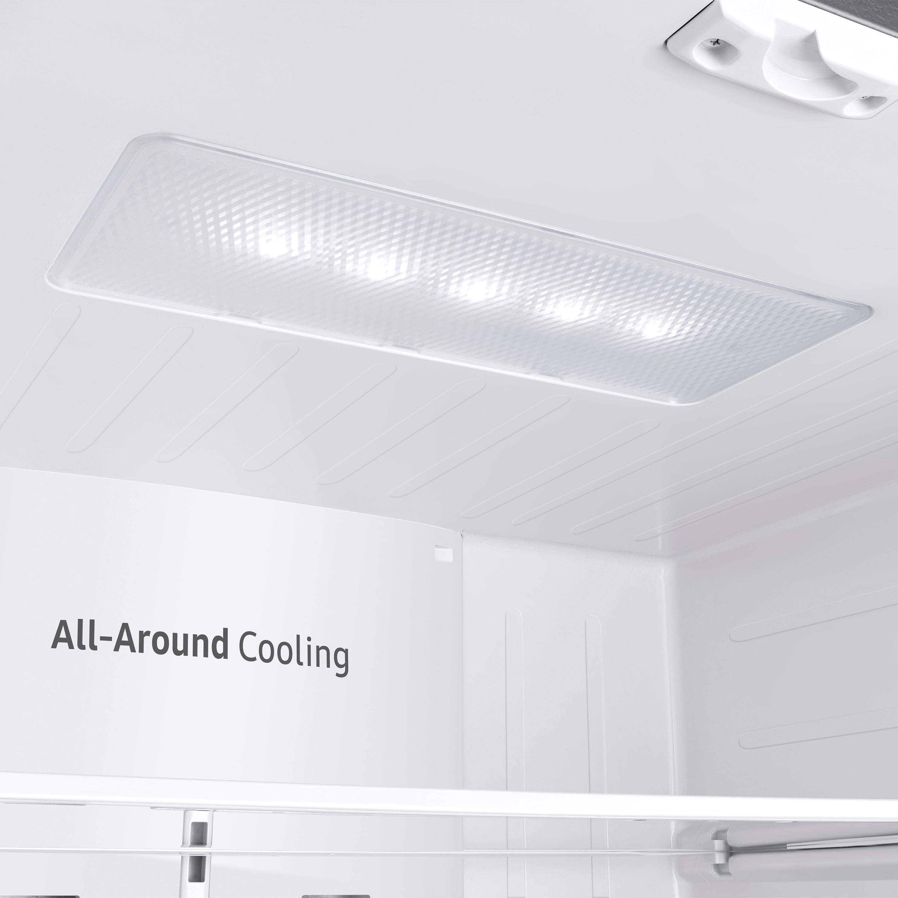 Alt View 12. Samsung - 26.5 cu. ft. 3-Door French Door Smart Refrigerator with Family Hub - Stainless Steel.