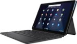 Lenovo - Chromebook Duet - 10.1” Touch Screen Tablet - 4GB Memory - 128GB SSD - with Keyboard - Ice Blue + Iron Gray