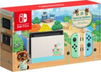 Front Zoom. Nintendo - Switch - Animal Crossing: New Horizons Edition 32GB Console - Green/Blue.