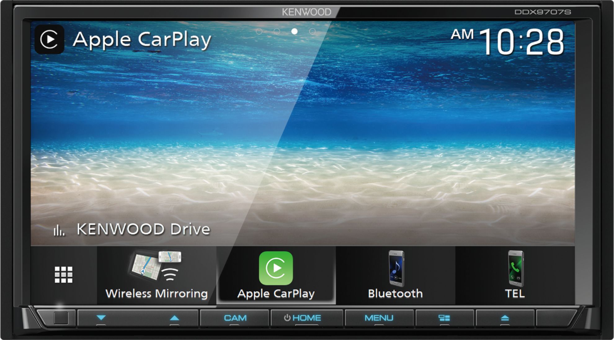 Kenwood 6.8 Android Auto & Apple CarPlay Bluetooth DVD and Digital Media  (DM) Receiver and Android Screen Mirroring Black DDX5707S - Best Buy