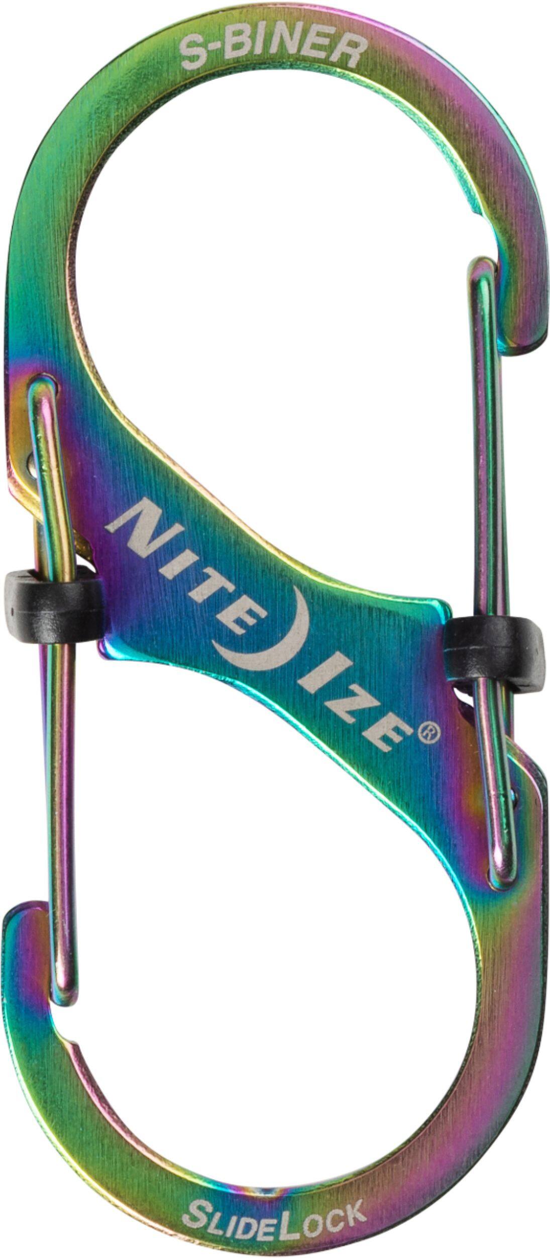 Alt View 11. Nite Ize - S-Biner SlideLock #3 Stainless Steel Dual Carabiner - Spectrum.